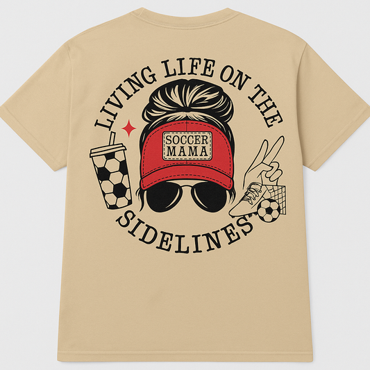 Living Life on the Sidelines Tee