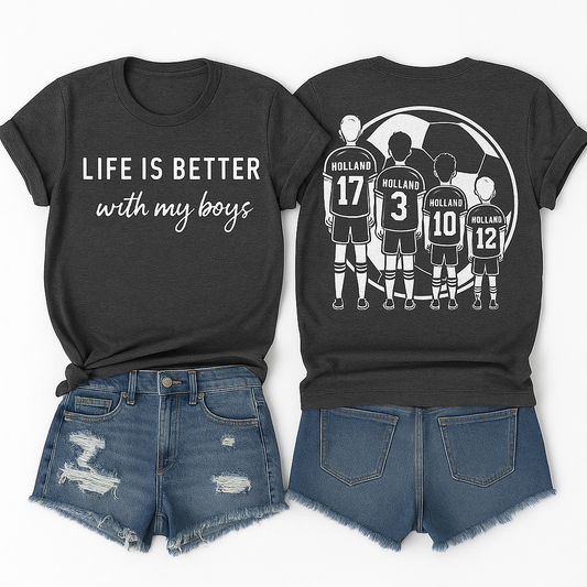 Life is Better-custom soccer players