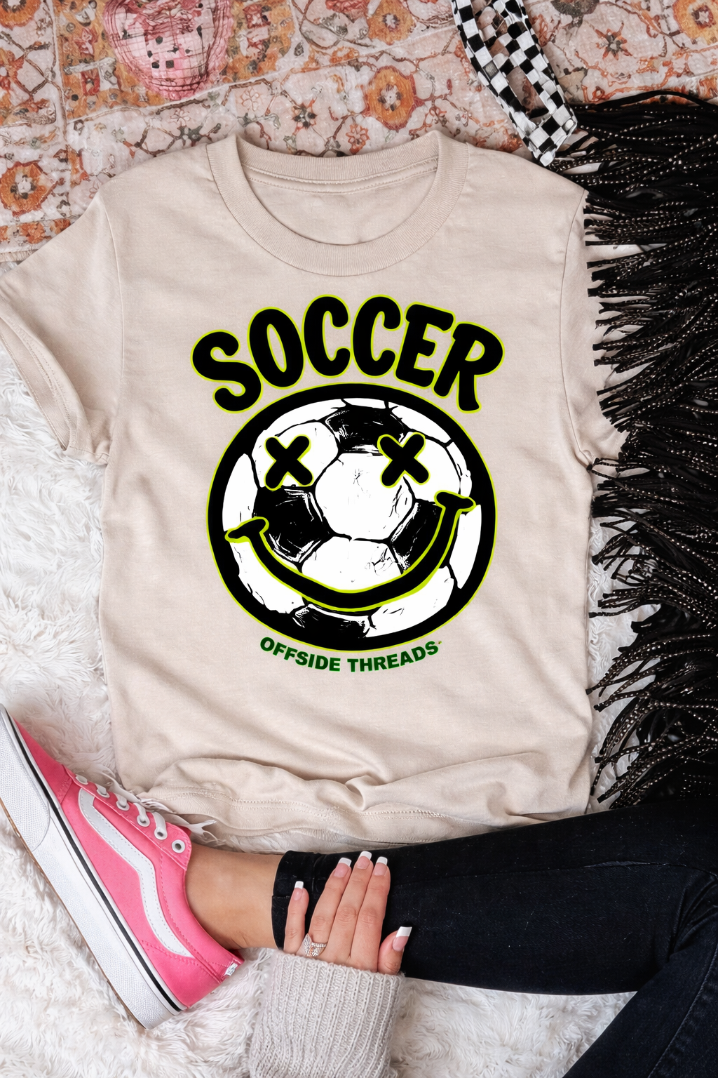 Soccer Smiley Tee