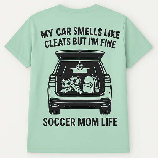 My Car Smells Like Cleats Tee
